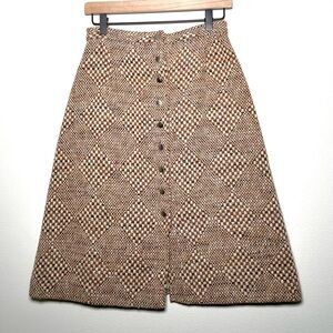 Vintage Tweed Skirt